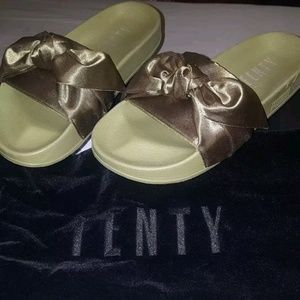 Puma Fenty Bow Slide Olive Size 7.5